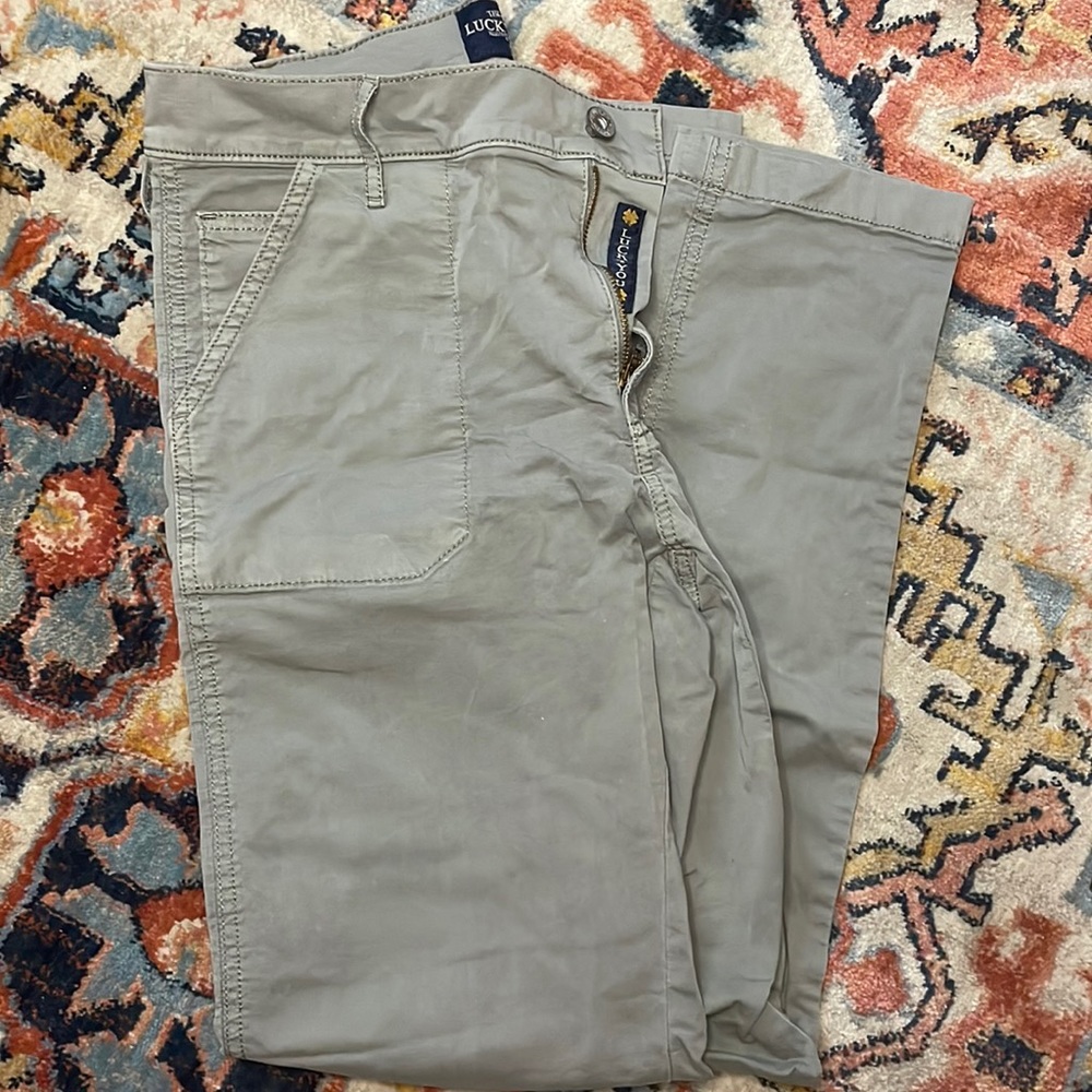 Lucky Brand straight leg cargo pants, four pockets, straight leg size 4